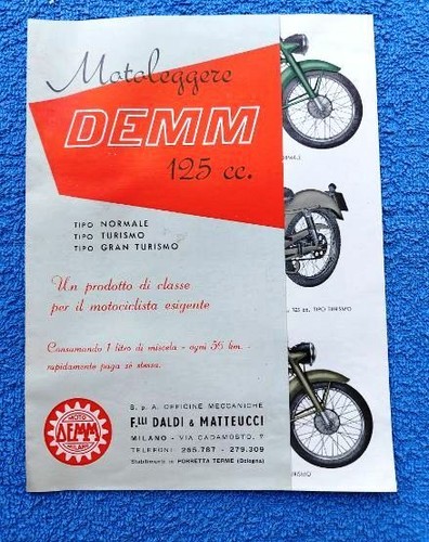 Moto leggere demm 125 vari - moto, cc