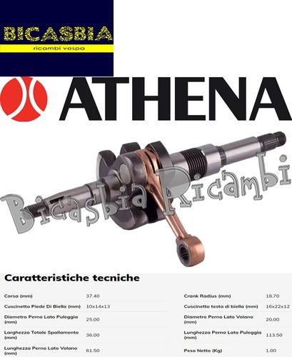 17624 albero motore athena - albero,
