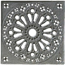 Griglia del Museo Stibbert tombino ghisa - Florence cast-iron manhole 7178