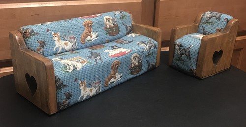 Poltrona divano vintage fatta