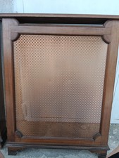  Copri Termosifone In Legno E Ottone Vintage Misura 113- 88-18 Cm