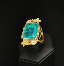 Anello donna acquamarina