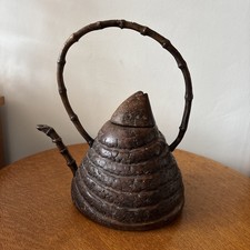 Antica teiera cinese legno