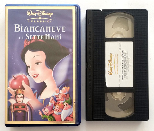 Vhs biancaneve sette - e, nani