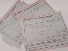 Innocenti Mini De Tomaso: 3 bolle di consegna anni 70 