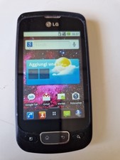 Telefono Cellulare LG-P500 smartphone android batteria e caricabatterie 