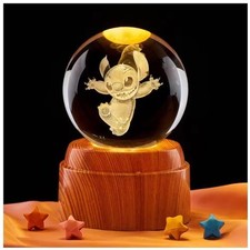 6 cm 3D punto sfera cristallo