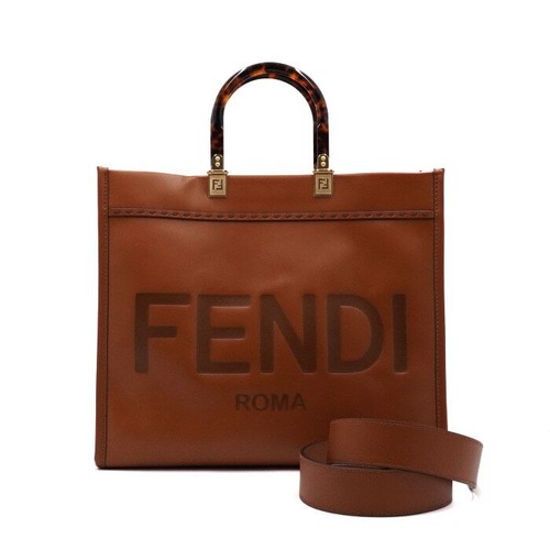 Borsa shopper media fendi - fendi, con