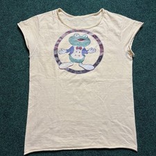 T-shirt vintage Plunk Your Magic Twanger taglia small tagliata Froggy The Gremlin anni 70 80
