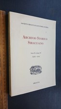 Società siracusana di Storia Patria Archivio storico siracusano s.IV VI 2014