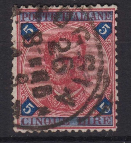 Regno italia 1891 umberto - regno, d'italia