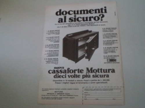 Advertising pubblicità 1981 - advertising,