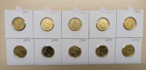 Belgio centesimi 2001 - 20,