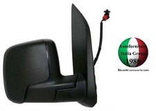 SPECCHIO SPECCHIETTO RETROVISORE DX EL TERM C/SONDA NERO PER FIORINO 08> 2008>