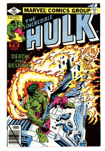 Incredible hulk 243 vfnm - incredible, #243