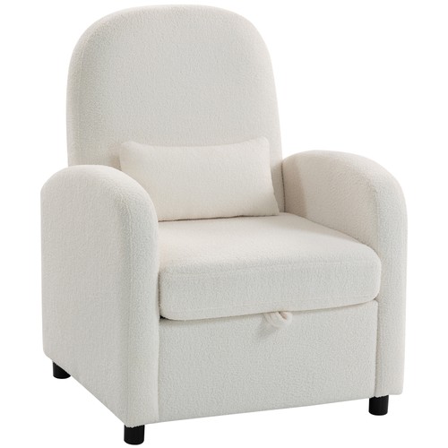 Homcom poltrona arredo - poltrona, con
