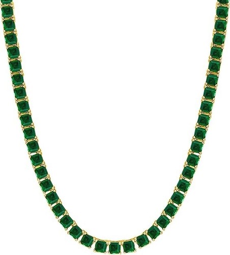 Collana tennis 30ct asscher - 30ct,