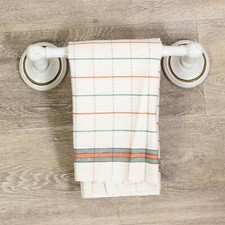 PORTA ASCIUGAMANI DA MURO BAGNO ANTICO IN LEGNO VECCHIO PORTA SALVIETTE shabby