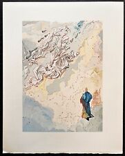 Salvador Dalì - Xilografia originale - Illustrazione Divina commedia 1963