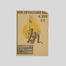 Pagella scolastica Fascismo