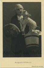 Actor IN Costume W Giocattolo Pecora Antico Foto Card