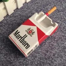 Marlboro-Gold-Creative-Ceramic-Tobacco-Cigarette-Pack-Shape-Ashtray-Smoke 2025