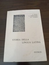 Storia della lingua latina - Stolz F., Debrunner Albert, Schmid Wolfgang P.