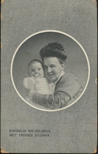 Cartolina koningin guglielmina - cartolina,