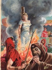 RINO ALBERTARELLI  - ILLUSTRAZIONE ORIGINALE per 'SETTIMO GIORNO'