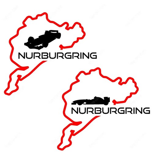 Adesivi stickers nurburgring - 2,