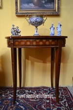 Tavolino ovale stile Luigi XV