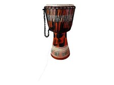 Tamburo Africano Djembe Bongo - Tamburo Alto Fatto a Mano 21" Pollici - Strumento Musicale