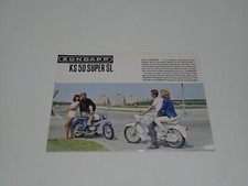 ZUNDAPP KS 50 SUPER SL BROCHURE DEPLIANT PROSPEKT (Y51)
