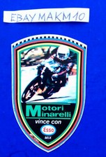 ?ADESIVO VINTAGE MOTORI MINARELLI VINCE CON ESSO 9,5 X 6 ANNI 80 MOTO STIKER ?