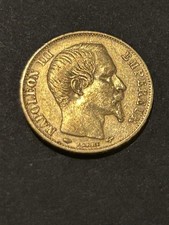 Moneta oro 20 franchi 1857 A
