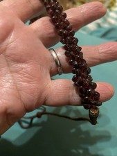 Collana Vintage Di Granati