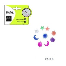 SET 30PZ CLIPS FLUO COLORATE