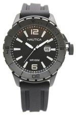 New nautica steel black case - steel,
