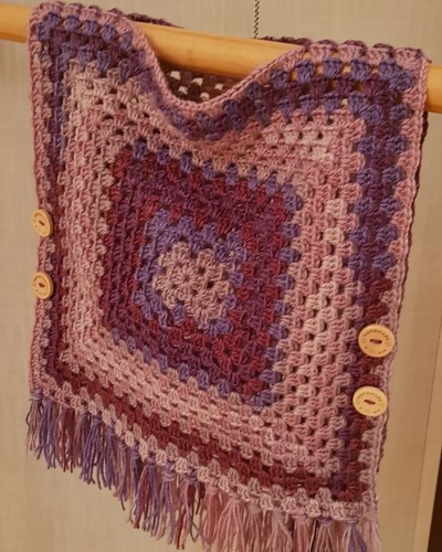 Maglione poncio bimba pura