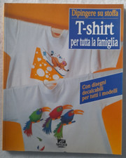 Libro Dipingere su Stoffa T Shirt Per la Famiglia Mosaico Disegni Decalcabili Z8