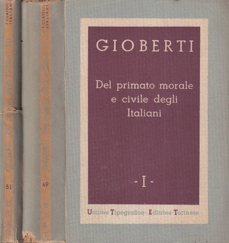 Del primato morale civile - e,
