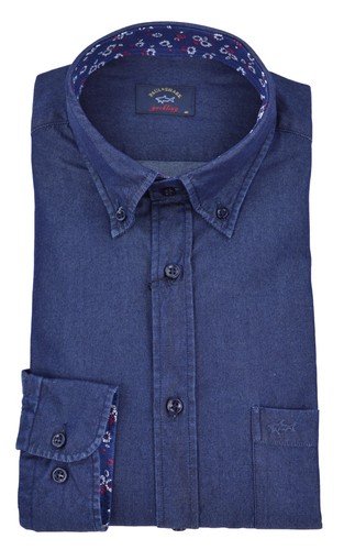Paul shark men blue denim - &,