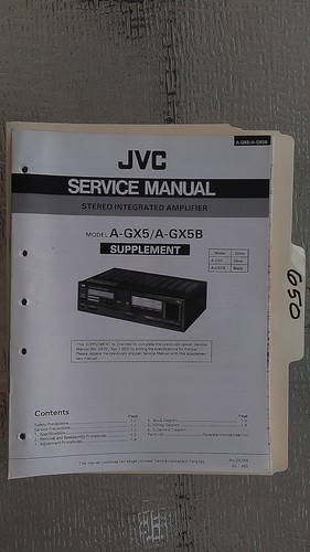 Jvc gx5 manuale - a-gx5,