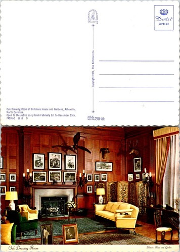 Biltmore house oak drawing - biltmore,