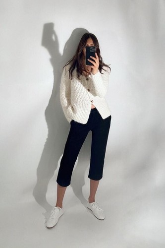 Cardigan maglia strutturata - in,