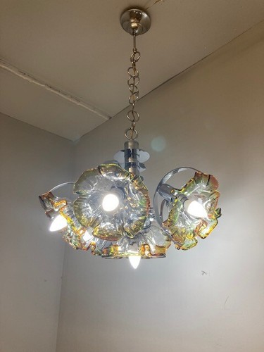 Lampadario vintage mazzega - vintage,