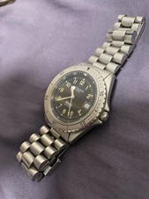 Orologio Uomo Hamilton Khaki SUB 660ft 9745B Quadrante Nero Quarzo Usato Funz...