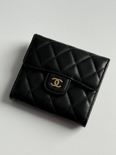 Chanel classic black caviar