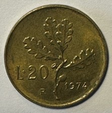 MONETA  RARA  DA LIRE 20 RAMO