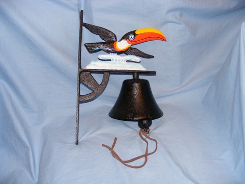 Toucan guinness cast iron bell - cast,